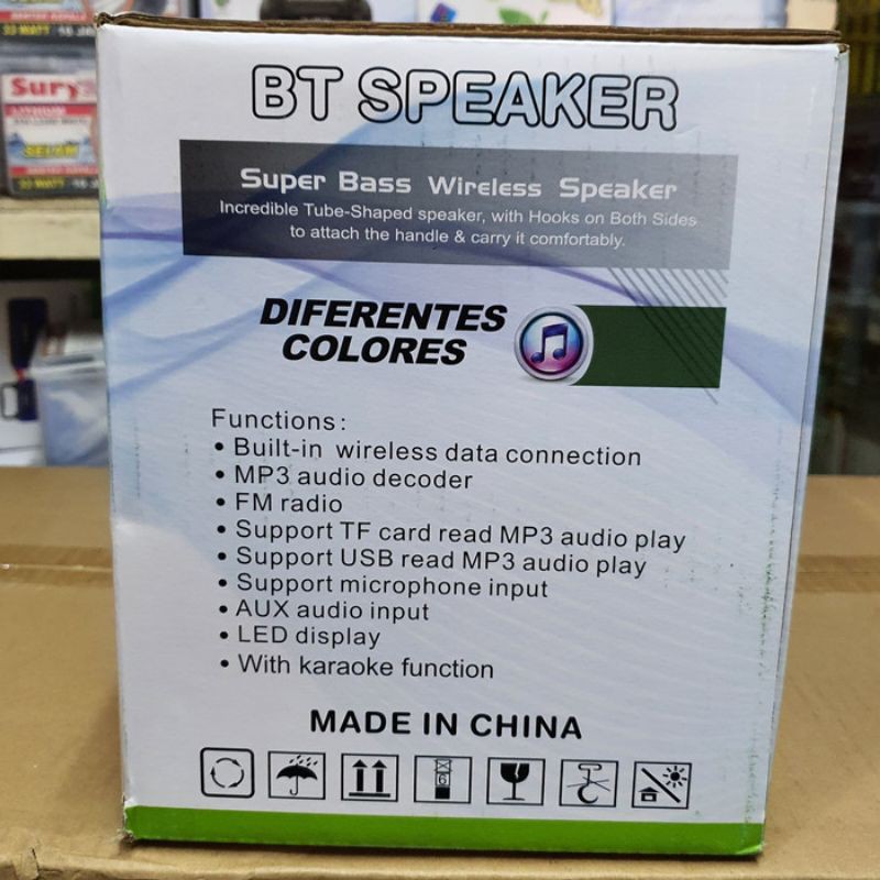 Speaker suara ngebas Speaker Bluetooth Fleco F 4215 + Bonus Mic