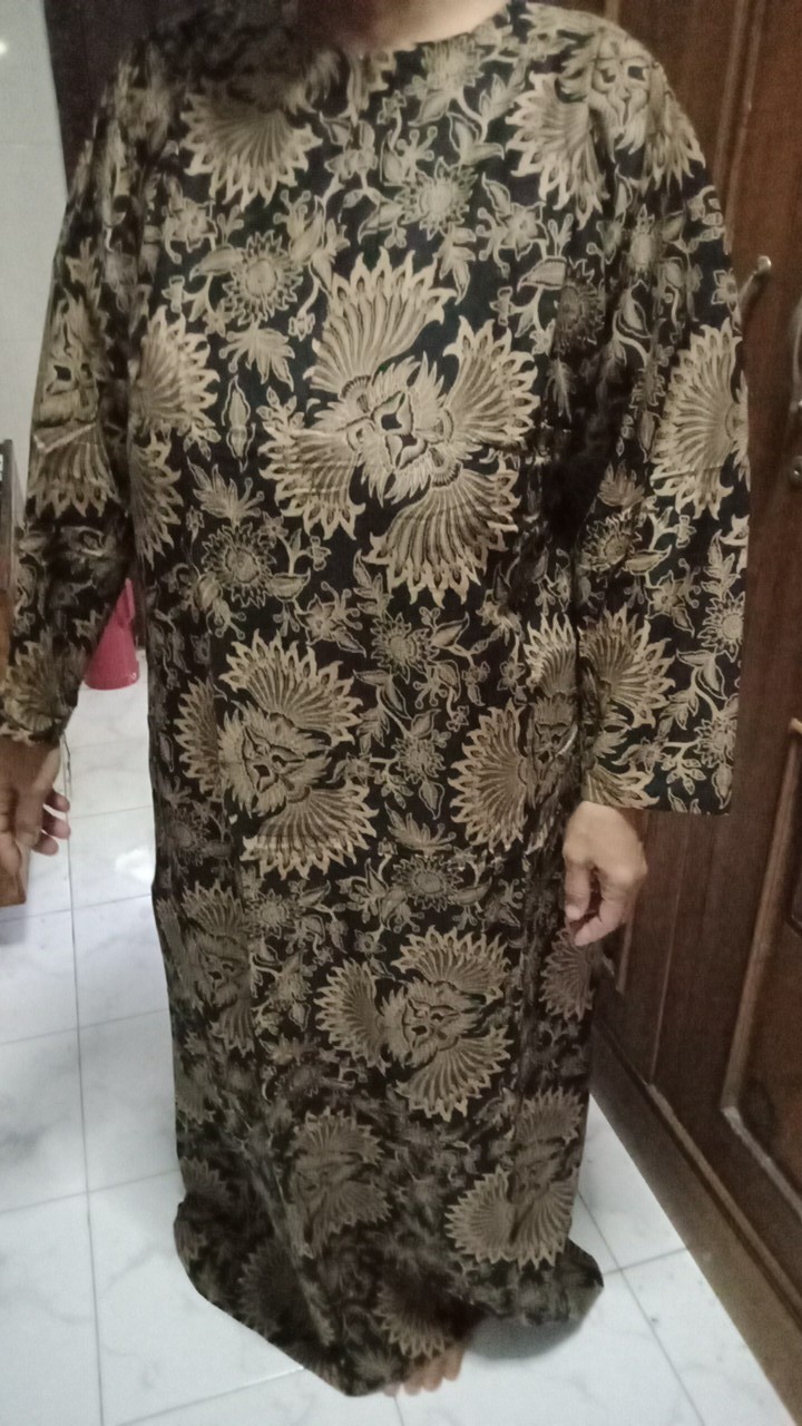 Ms Gamis Batik Fashion Sriwedari Maxi Bumil/busui Busana Muslim Termurah Shopee