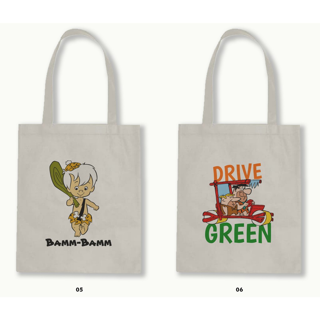 TOTE BAG BLACU - THE FLINTSTONES