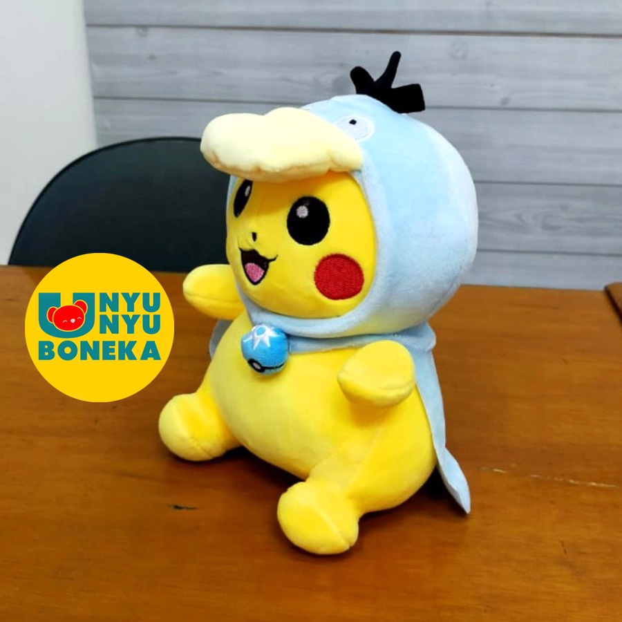 Boneka pokemon pikachu kostum duck bebek import dragon