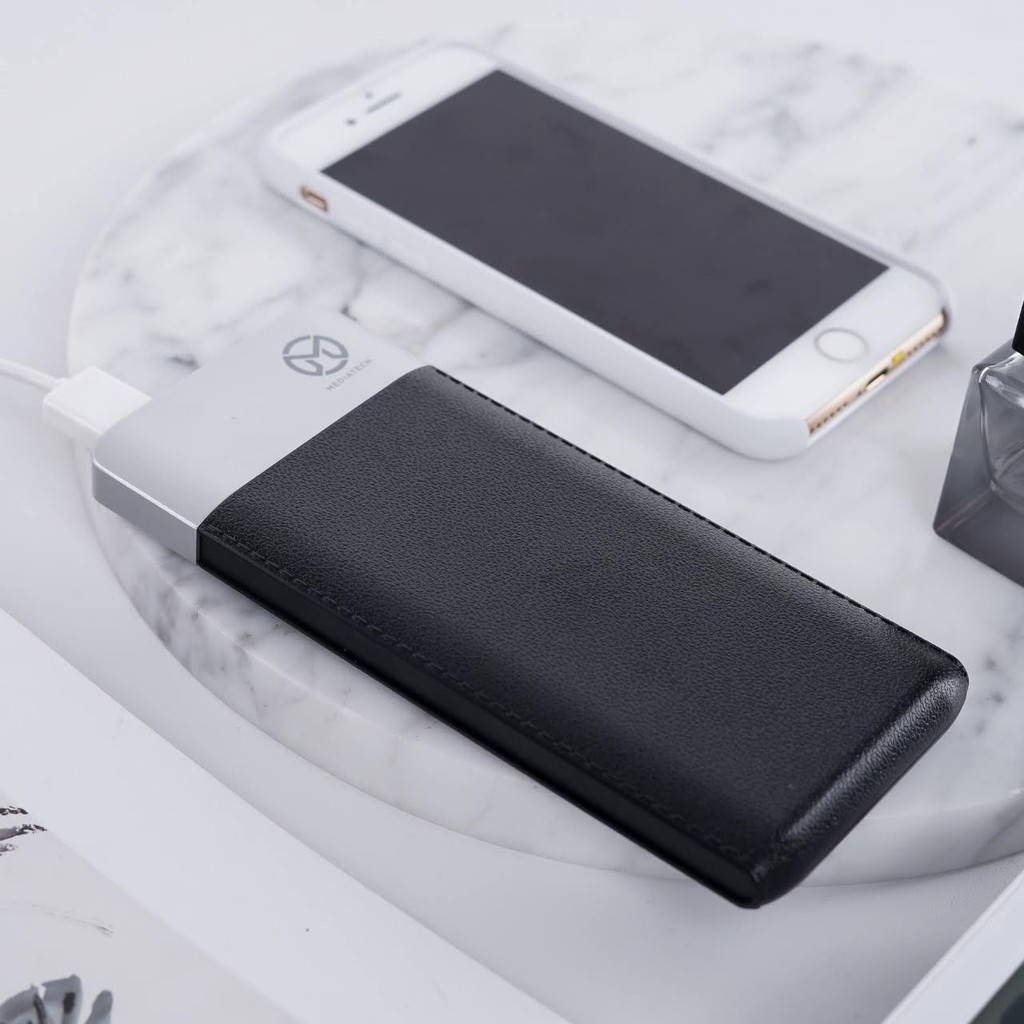 Powerbank murah Leather PW 502 10000mAh mediatech  - 63937