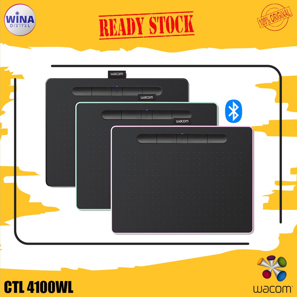 Wacom Intuos CTL 4100 WL Pen Tablet Intuos small Bluetooth