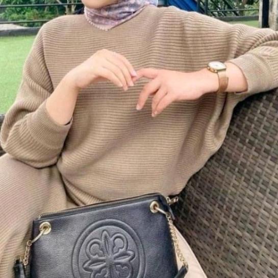 ℮ LASPERAL BATWING RAJUT / Atasan Baju Premium / Original Product / HOME INDUSTRY ➱