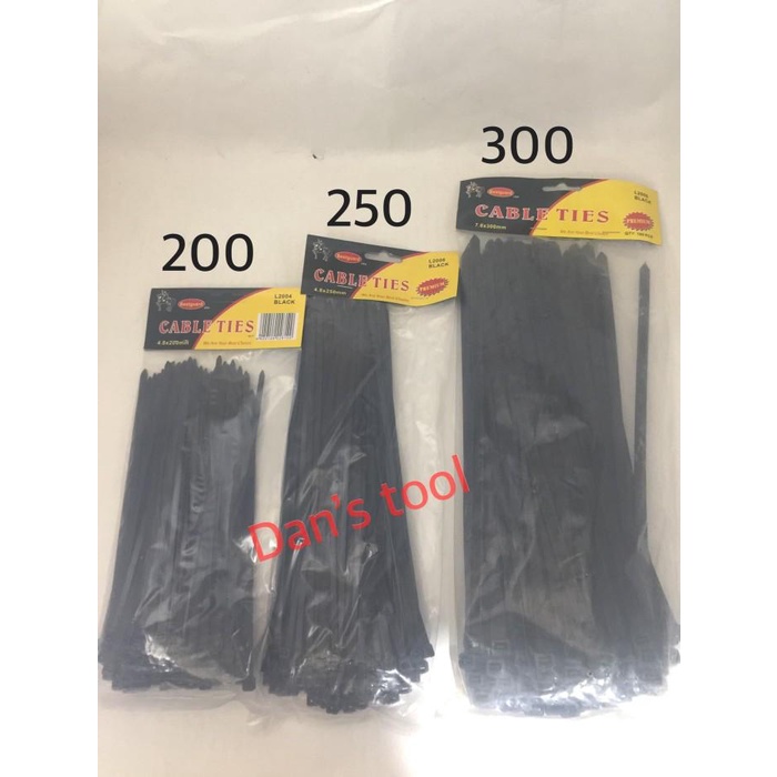 

Holder | Kabel Ties Hd Hitam 300Mm / Kabel Tis / Cable Tie / Cable Ties