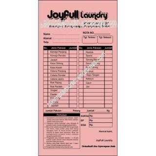 Nota Toko Laundry 2 Ply Paket 50rb