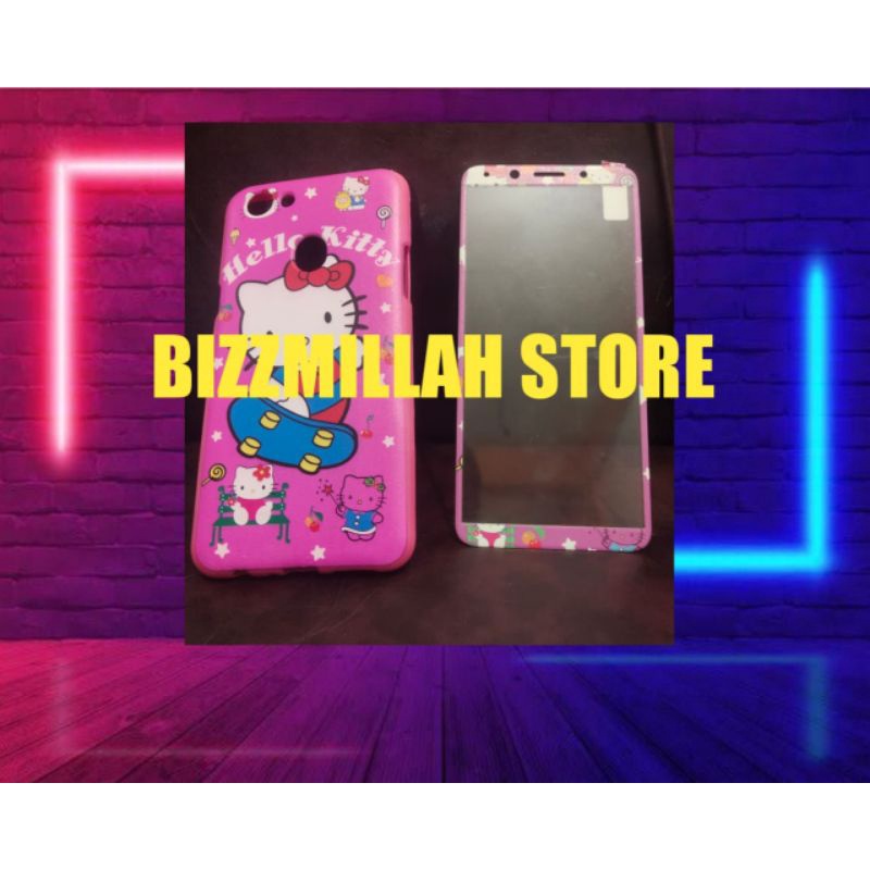 soft case oppo f5 super hello kitty