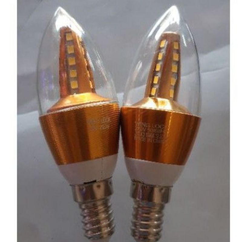 Lampu LED MYVO Candle Light 5 Watt / LED jantung E27 E 14 Lilin