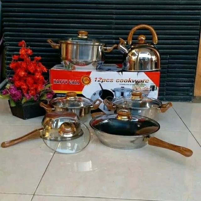Panci set Happy Call isi 12 pcs