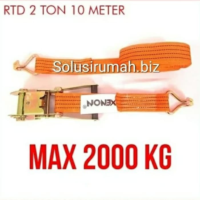 Ratchet Tie Down 2 Inch 2 Ton 10M Tali Pengikat