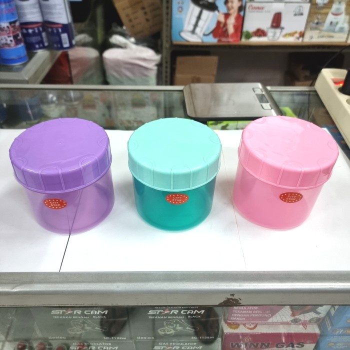 Toples Plastik Ulir MONCI Warna 500ml