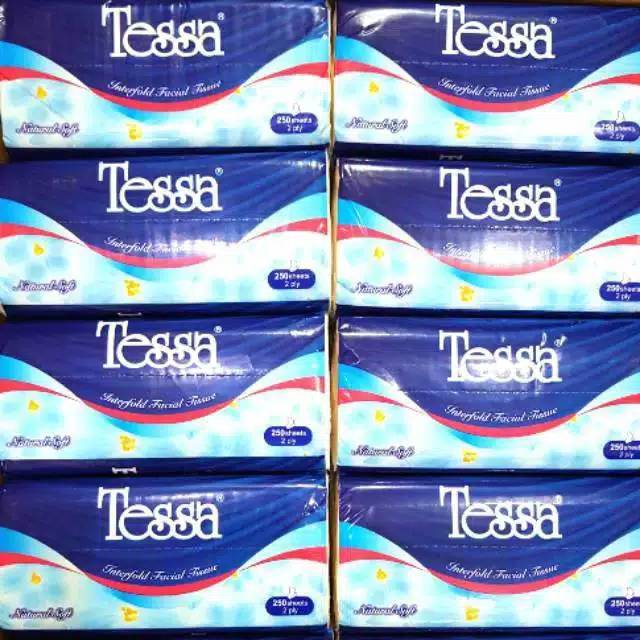 Tissue Facial TESSA 250 Sheet 2 Ply