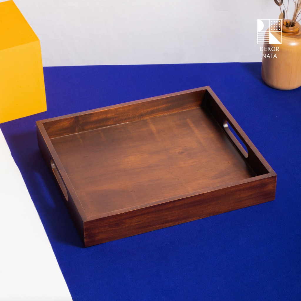 

Dekornata Walnut Tray / Nampan Kayu / Wooden Tray