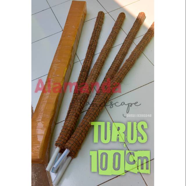 Paket 4 pcs, Turus tanaman hias, Turus tanaman rambat, Turus penyangga tanaman, Turus 100cm, Turus