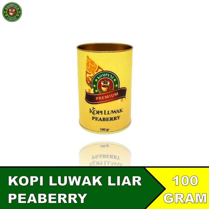 

Kopi Luwak Liar Peaberry 100gr (Kopi Lanang / Kopi Jantan) - Biji