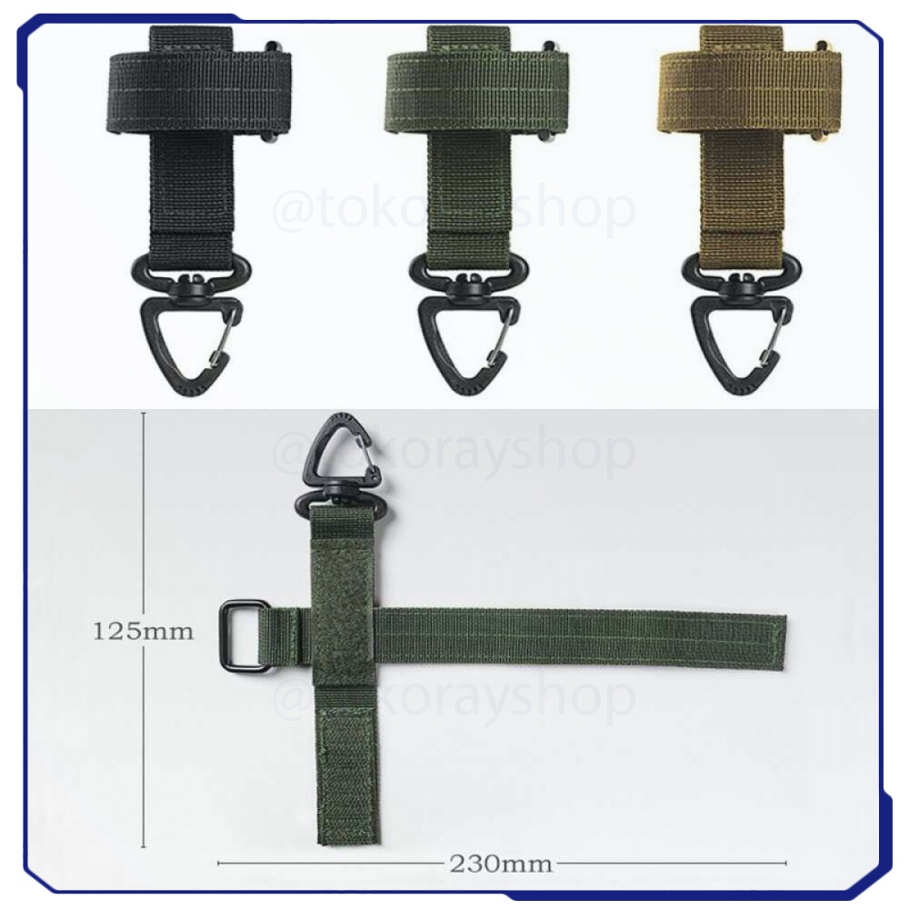 Multipurpose Carabiner Hook Clip Tactical Nylon - HW75