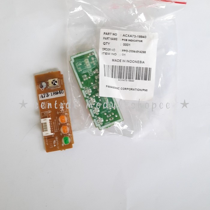 MODUL PCB DISPLAY SENSOR AC PANASONIC PANASONIK A73-18940 R32 STD ORI