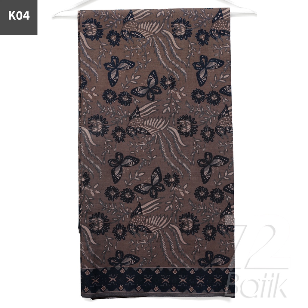 KAIN BATIK PREMIUM Bahan Katun Motif Kupu Kupu Two Tone Pagi Sore Warna Hitam 721615 Cap 72 Jarik Jarit Samping Kebat Panjang Batik Katun Modern Premium Bahan Seragam Batik Pernikahan Kantor Keluarga Murah Kamen Jadi Batik Bali Lembaran