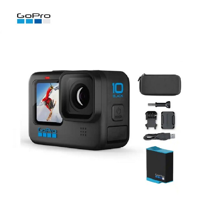 Action Camera GoPro Hero 10 Black 23MP 5.3K HyperSmooth-Go Pro Hero 10