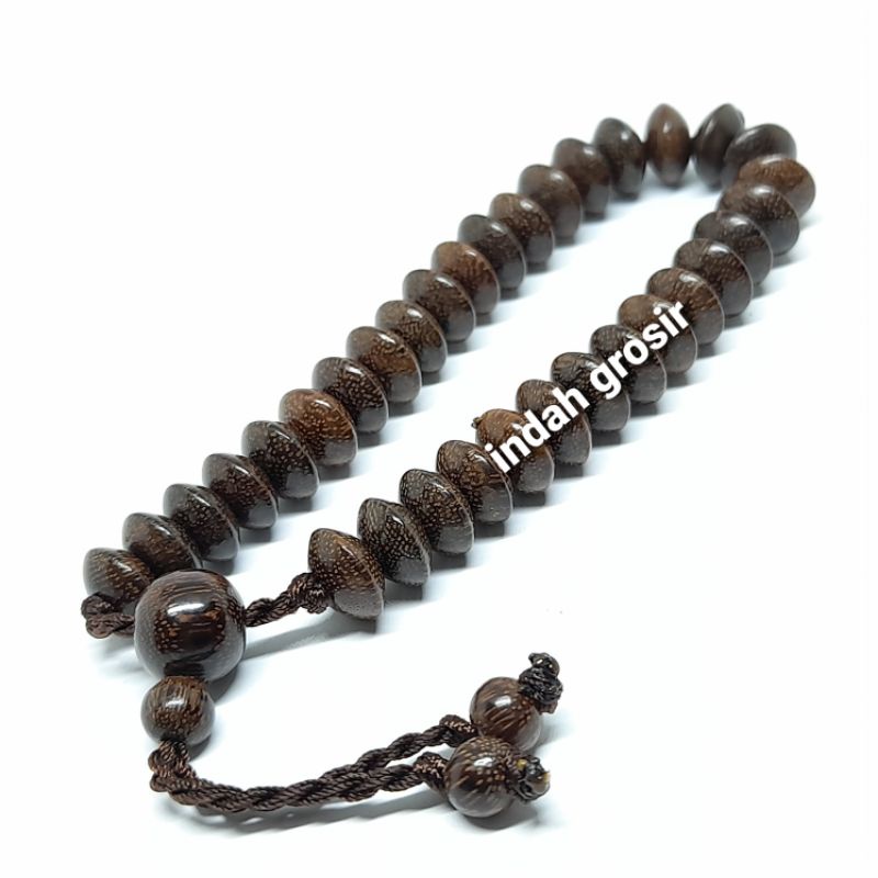 GELANG TASBIH 33 GALI ASEM MUDEL GEPENG