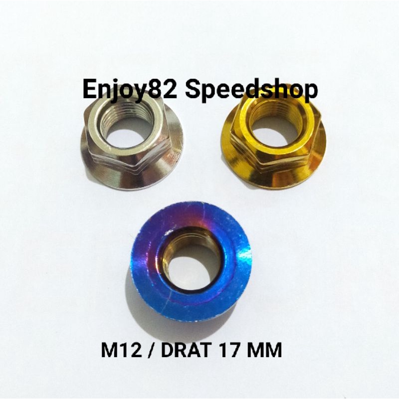 Mur Baut / Mur as Roda Pb probolt M12 Drat 17 Stainles ( harga satuan)