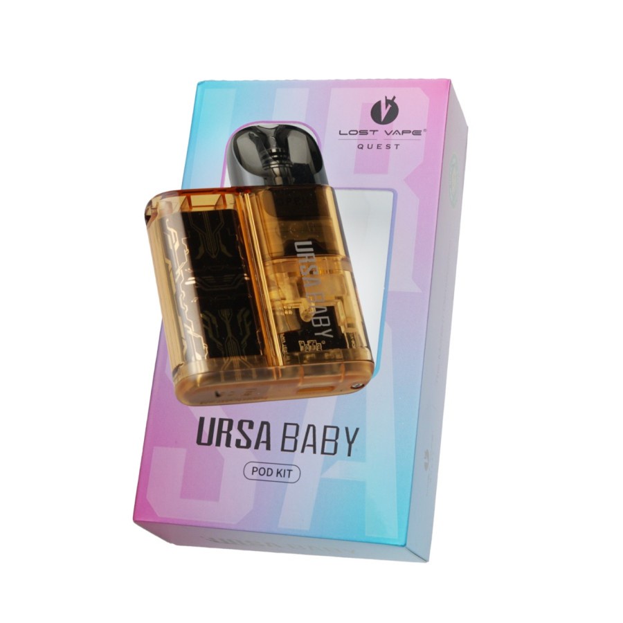 LOSTVAPE NEW POD SYSTEM URSA BABY CLEAR SERIES NEW POD AUTHENTIC