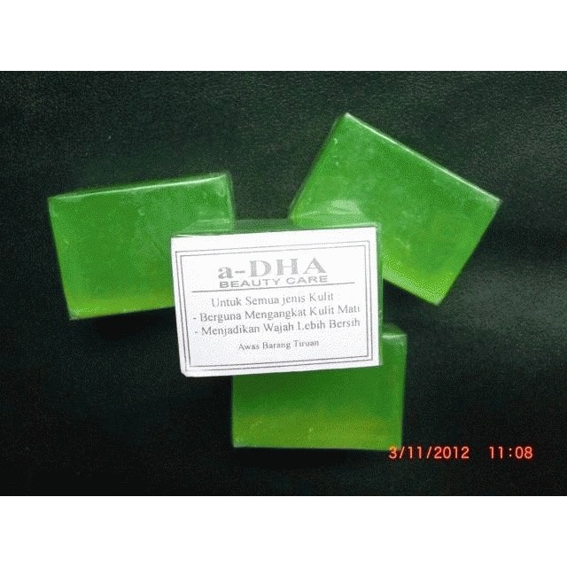 Original (ORI) A-DHA Beauty Soap - Sabun Wajah ADHA Hijau Murah.