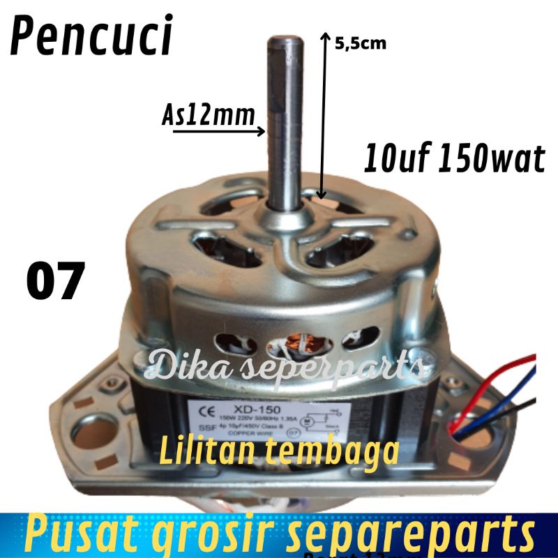 DINAMO MESIN CUCI PENCUCI UMUM KAKI 3