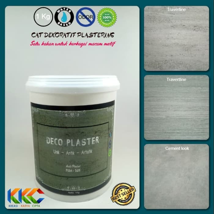 

Cat Dekoratif Plastering - Deco Plaster - Kemasan 1 Kg