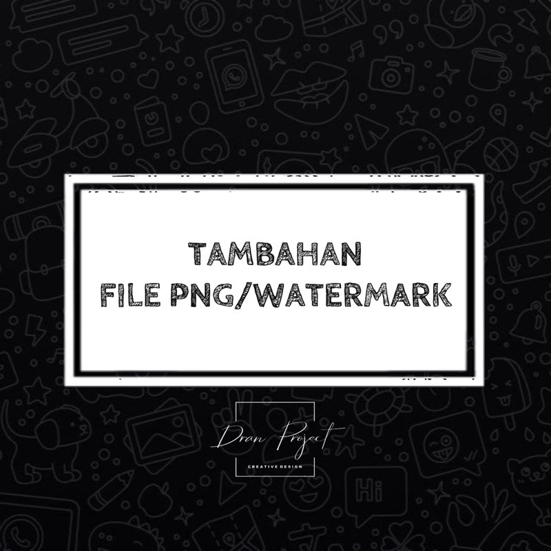 (DRAN) TAMBAHAN FILE LOGO PNG / WATERMARK