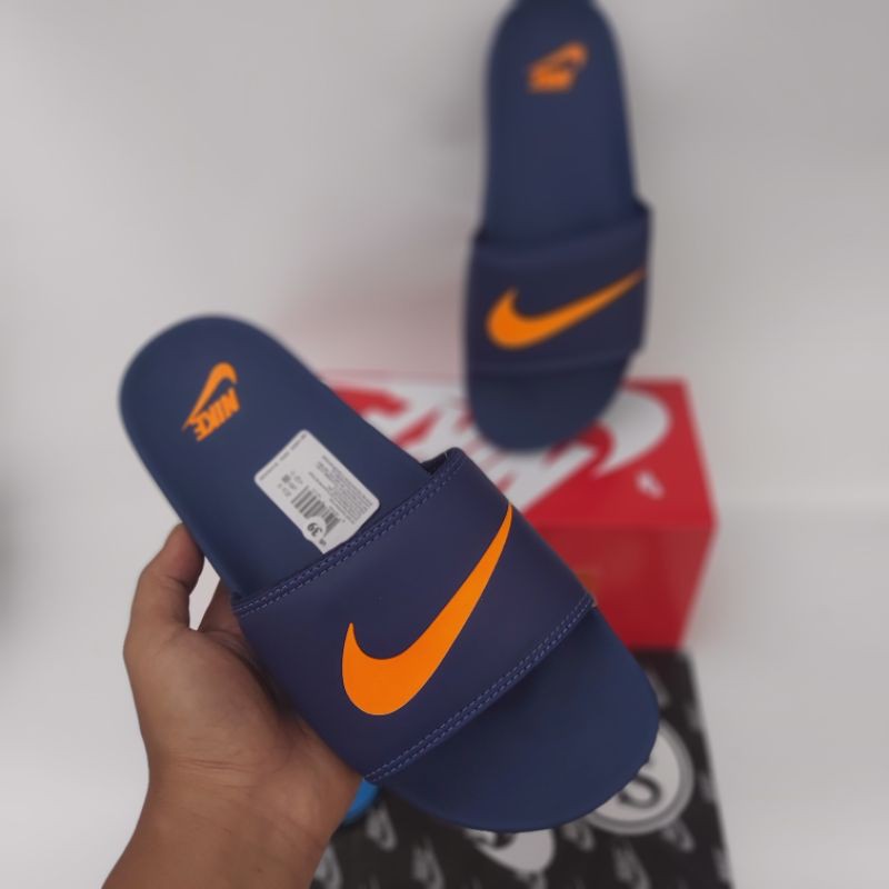 SANDAL SLOP NIK3-NAVY ORANGE