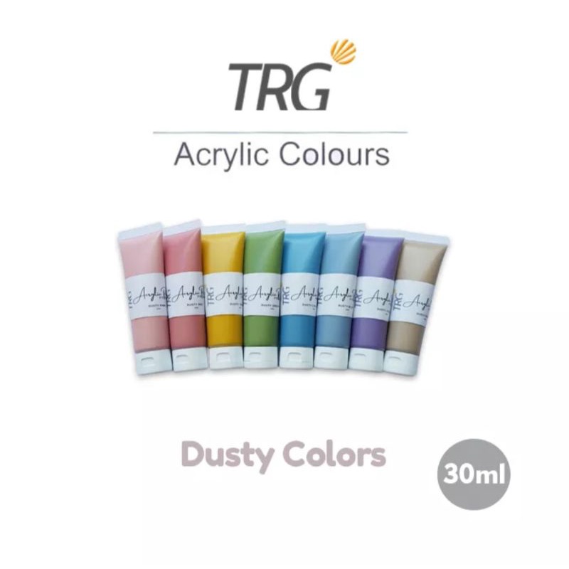 

Star Bags - TRG Acrylic Colour Dusty 30 ml - Cat Akrilik Kanvas Lukis Canvas Paint Acrylic Color 30ml