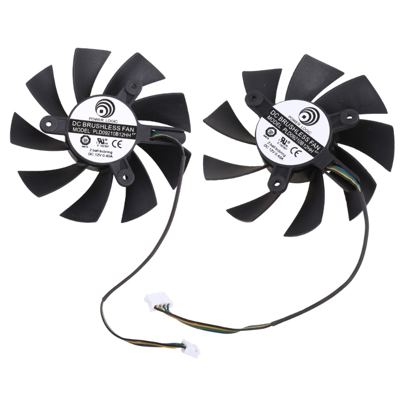 Bt Cooler Fan Untuk GTX1060 3G/6G ITX VGA Fan Kartu Grafis Pendingin 4Pin 12V 0.4A