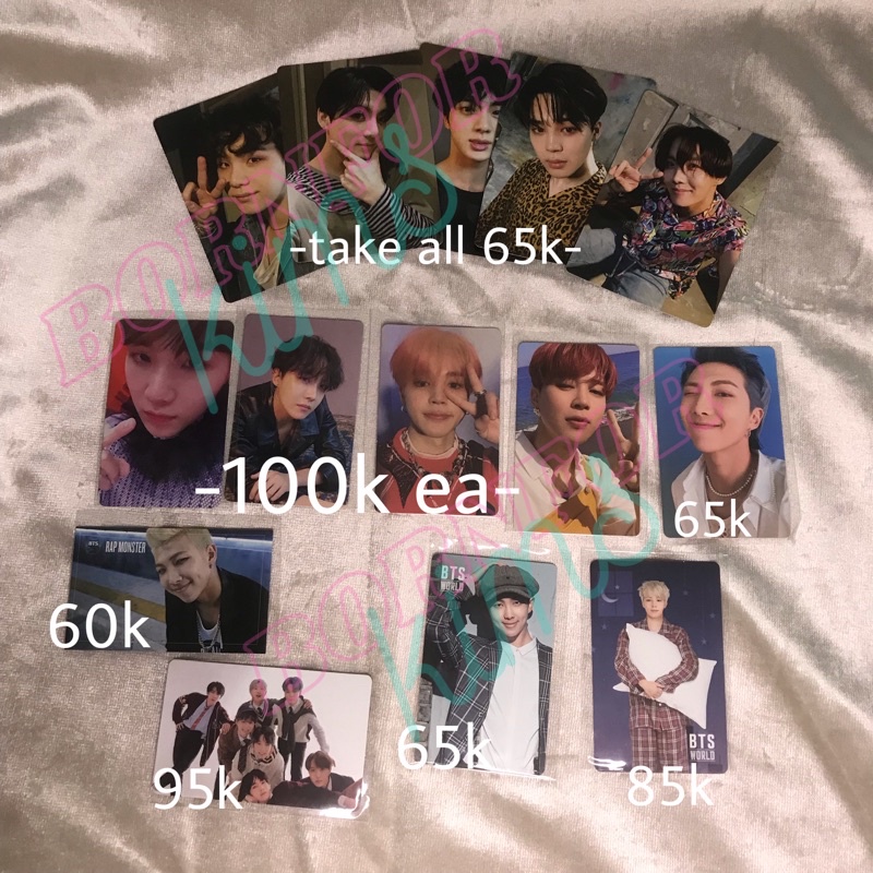 PC/photocard BTS OFFICIAL RM JIMIN JHOPE JUNGKOOK SUGA ALBUM TEAR O BUTTER ANSWER DNW