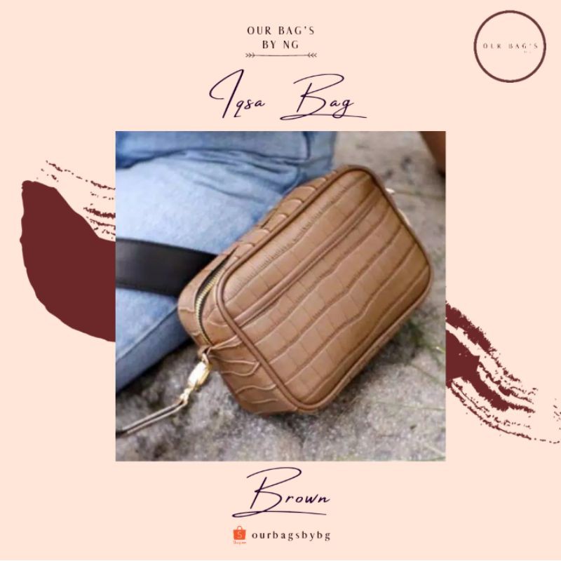 IQSA BAG/SHOULDER BAG/TAS PUNDAK/TAS KETEK/TAS KEKINIAN/ TAS CROCO/TAS MURAH/TAS CEWE