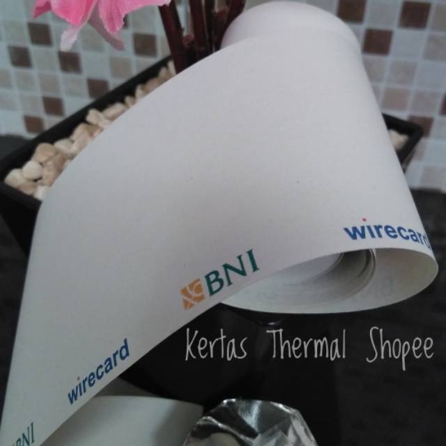 Kertas Thermal EDC BNI Struk Agen BNI Printer Bluetooth