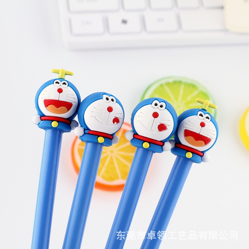 Stationary  Polpen Pulpen Bulpen Bolpoin Bolpoint Pena Gel Karakter Lucu Motif Doraemon Alat Tulis Sekolah Kantor Murah GMALL ST0008