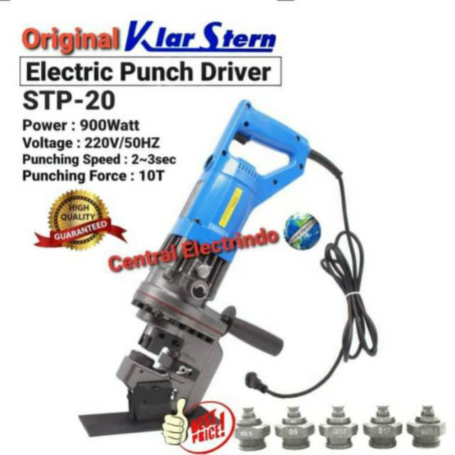 Tang Press Electric Punch STP-20 (Melobangin Besi &amp; Aluminium)