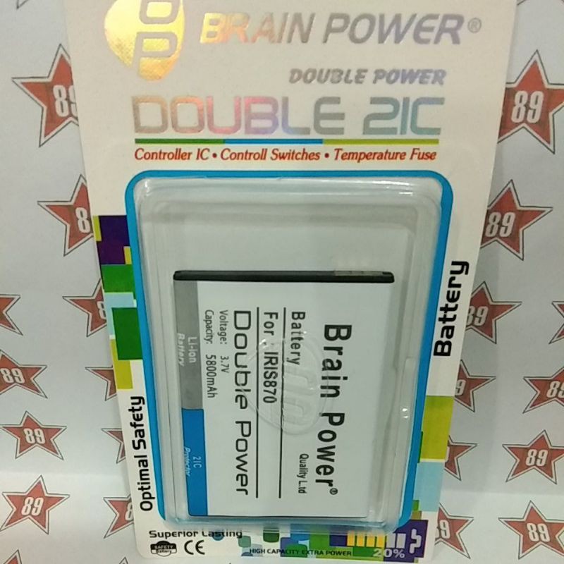 Battery batre Lava iris 870 Brain power