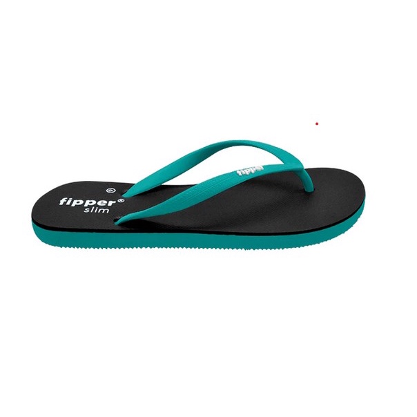 Sandal Fipper Slim Black Turquise Original