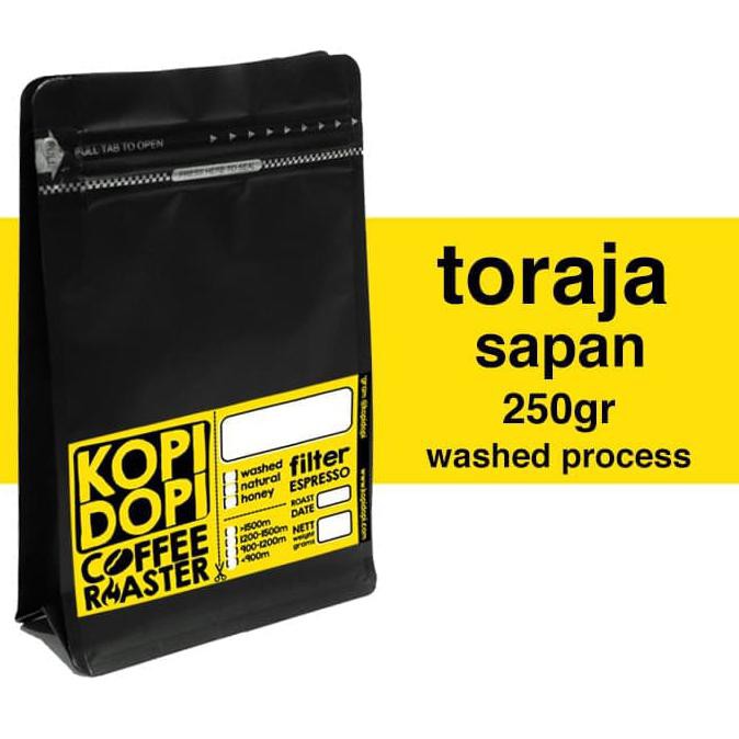 

Kopi Arabika Toraja Sapan 250 gram GRATIS ONGKIR
