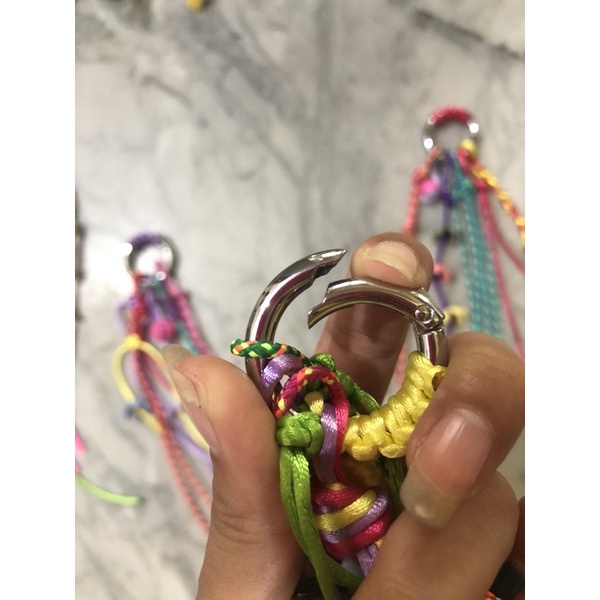 bag charm ring O / bag charm puffy bag