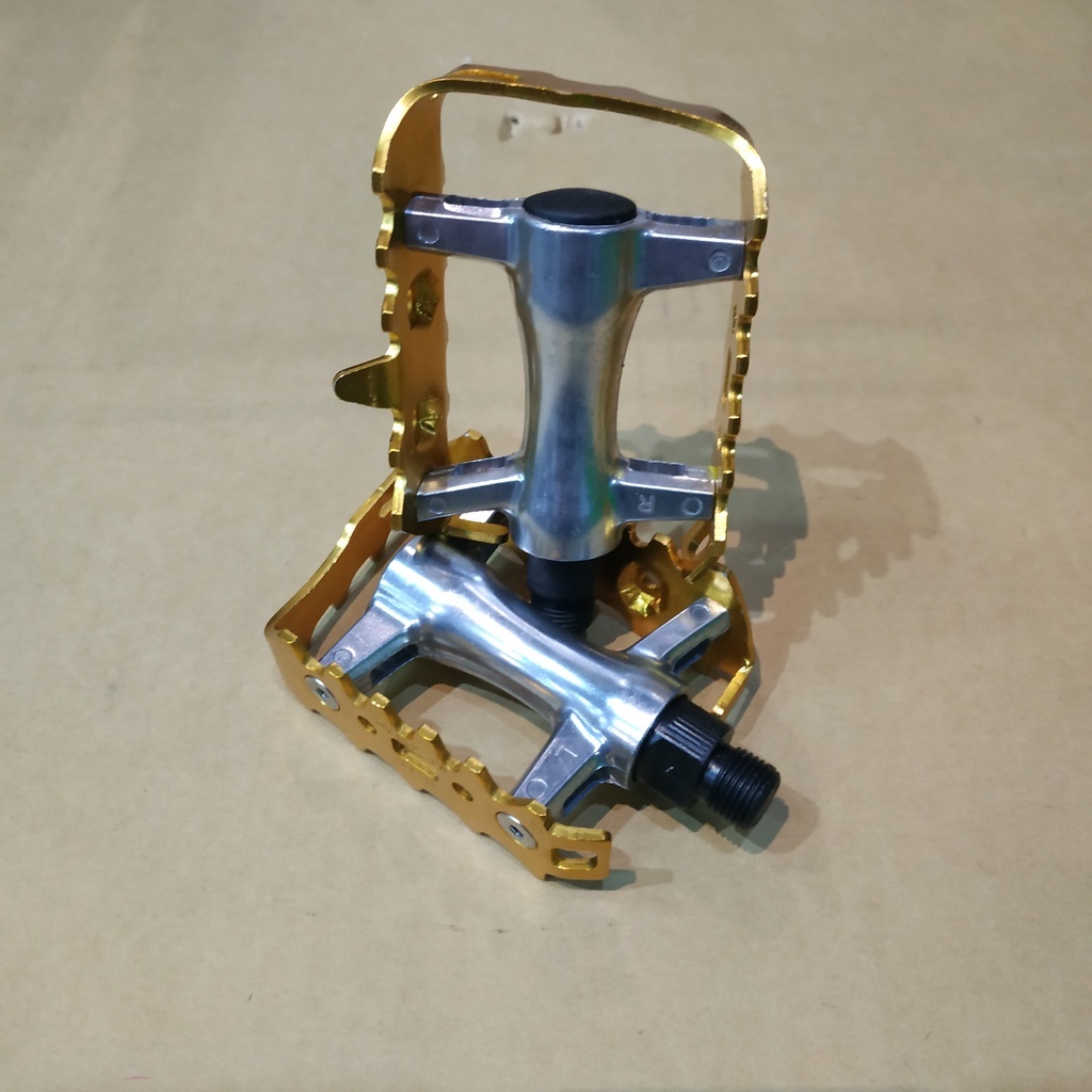 Pedal Sepeda Fixie Alumunium Ano Gold