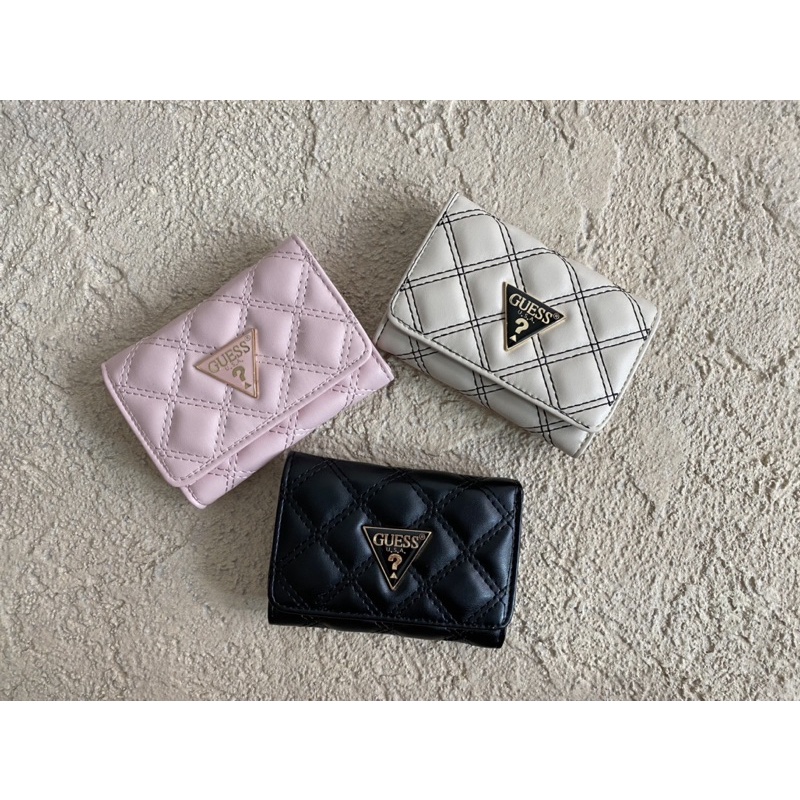Dompet Guess cessily wallet mini lipat