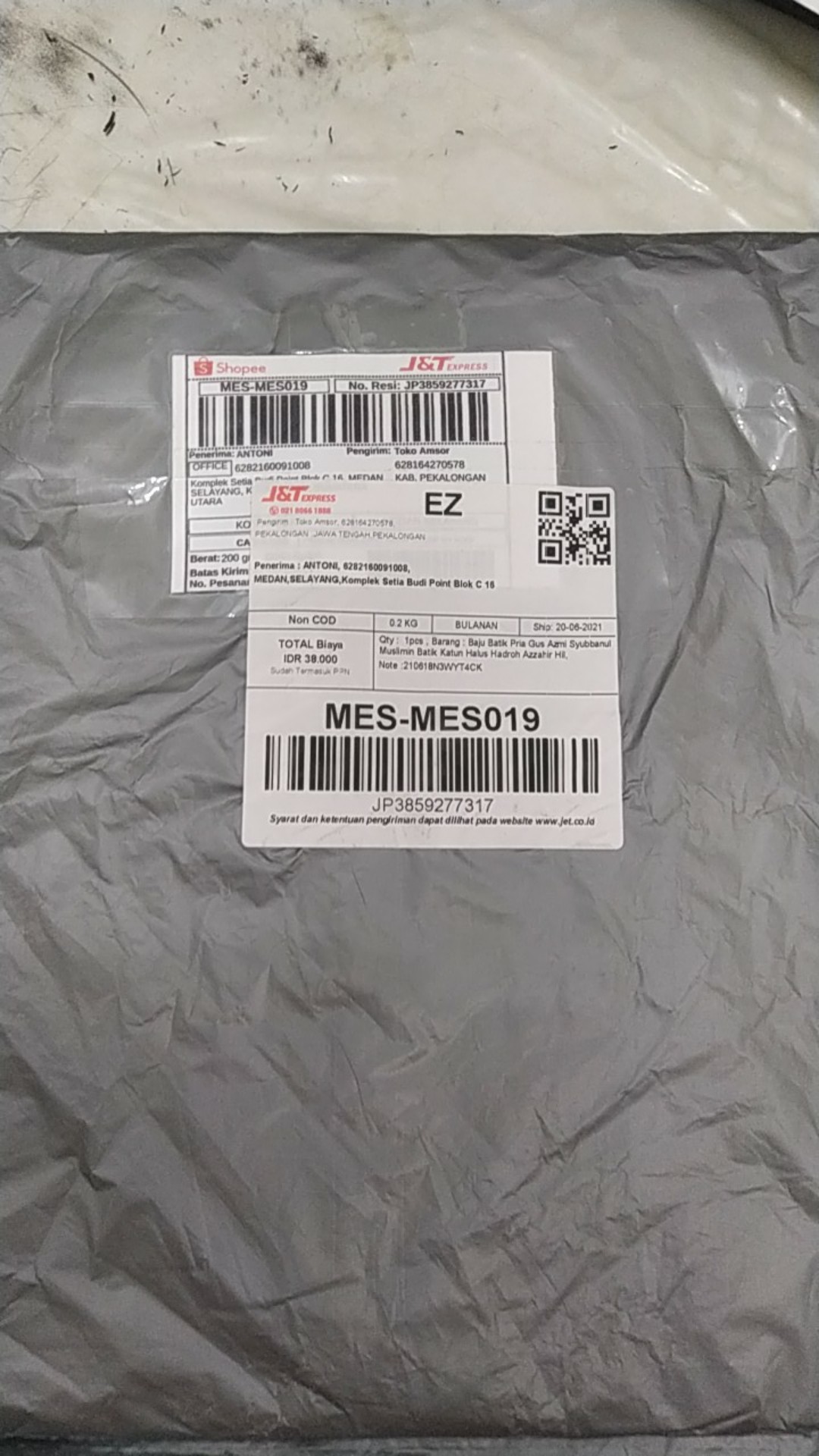 Baju Batik Pria Gus Azmi Syubbanul Muslimin Batik Katun Halus Hadroh Azzahir Hilwa Ala Santri Modern