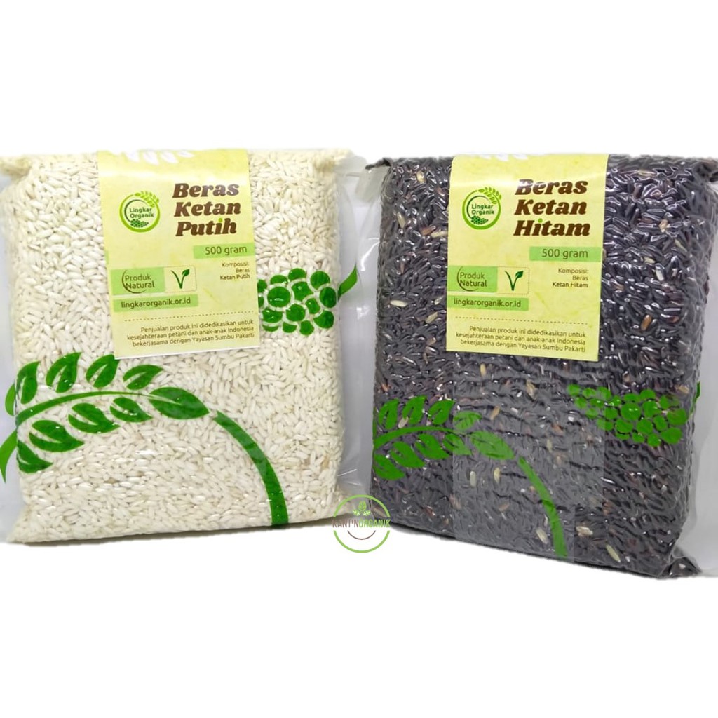 Beras Ketan Hitam Beras Ketan Putih Lingkar Anik 500gr Indonesia