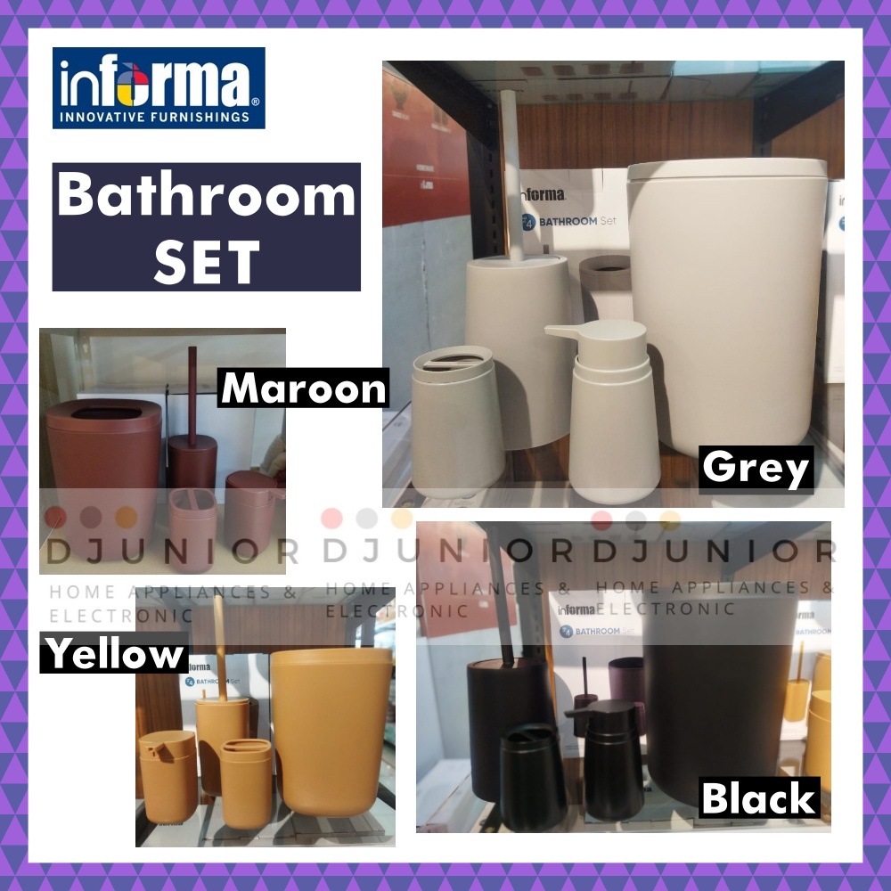 INFORMA - BATHROOM SET / PERLENGKAPAN KAMAR MANDI SET