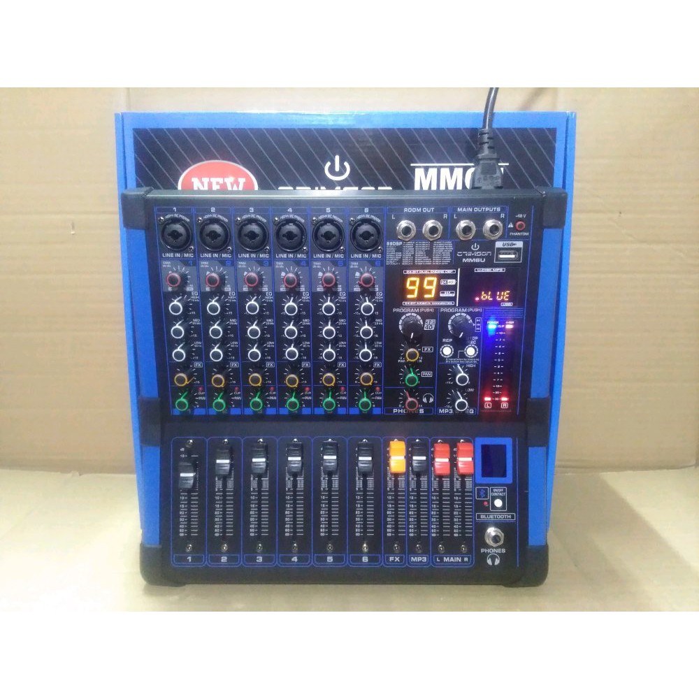 MIXER AUDIO 6 CHANNEL CRIMSON MM6U