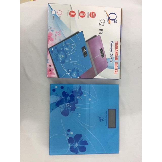 Q2 Timbangan Badan digital kaca