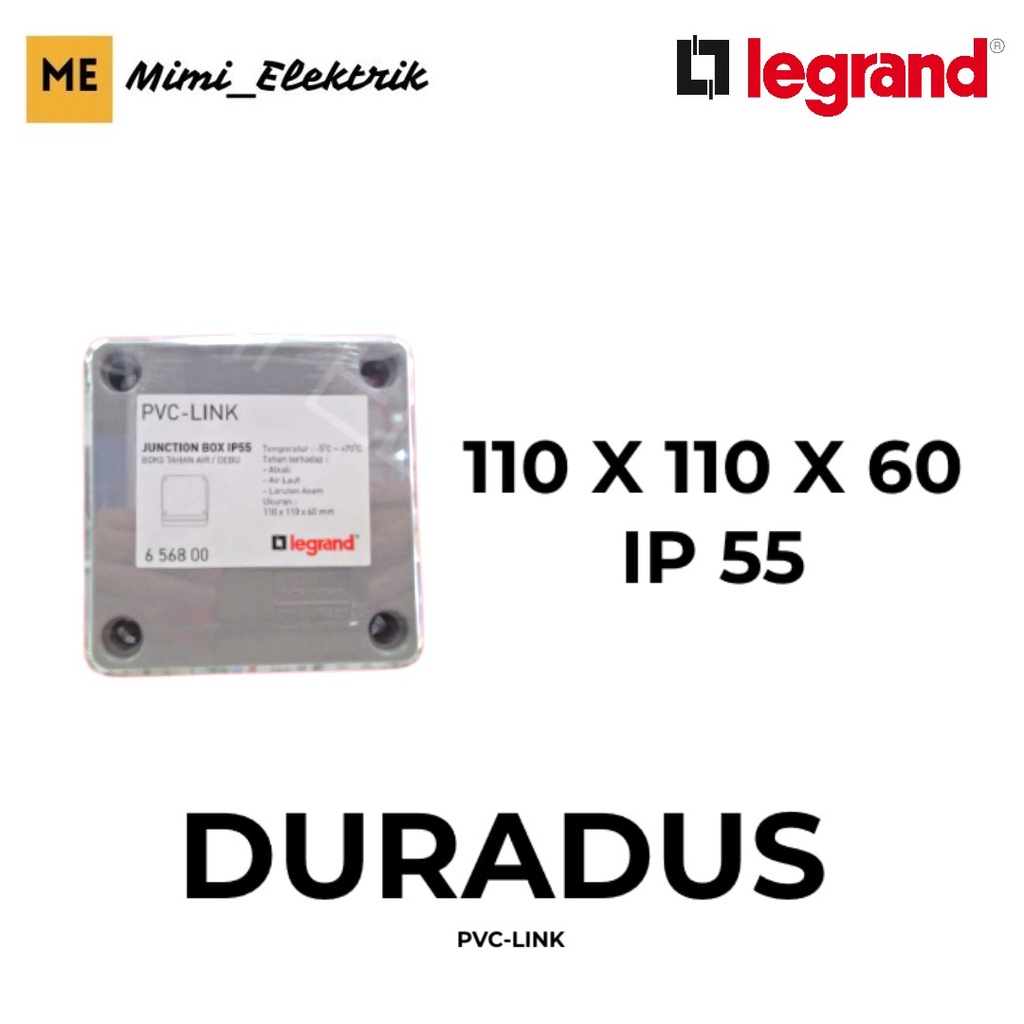 DURADUS Junction Box Legrand (11x11x6) IP 55