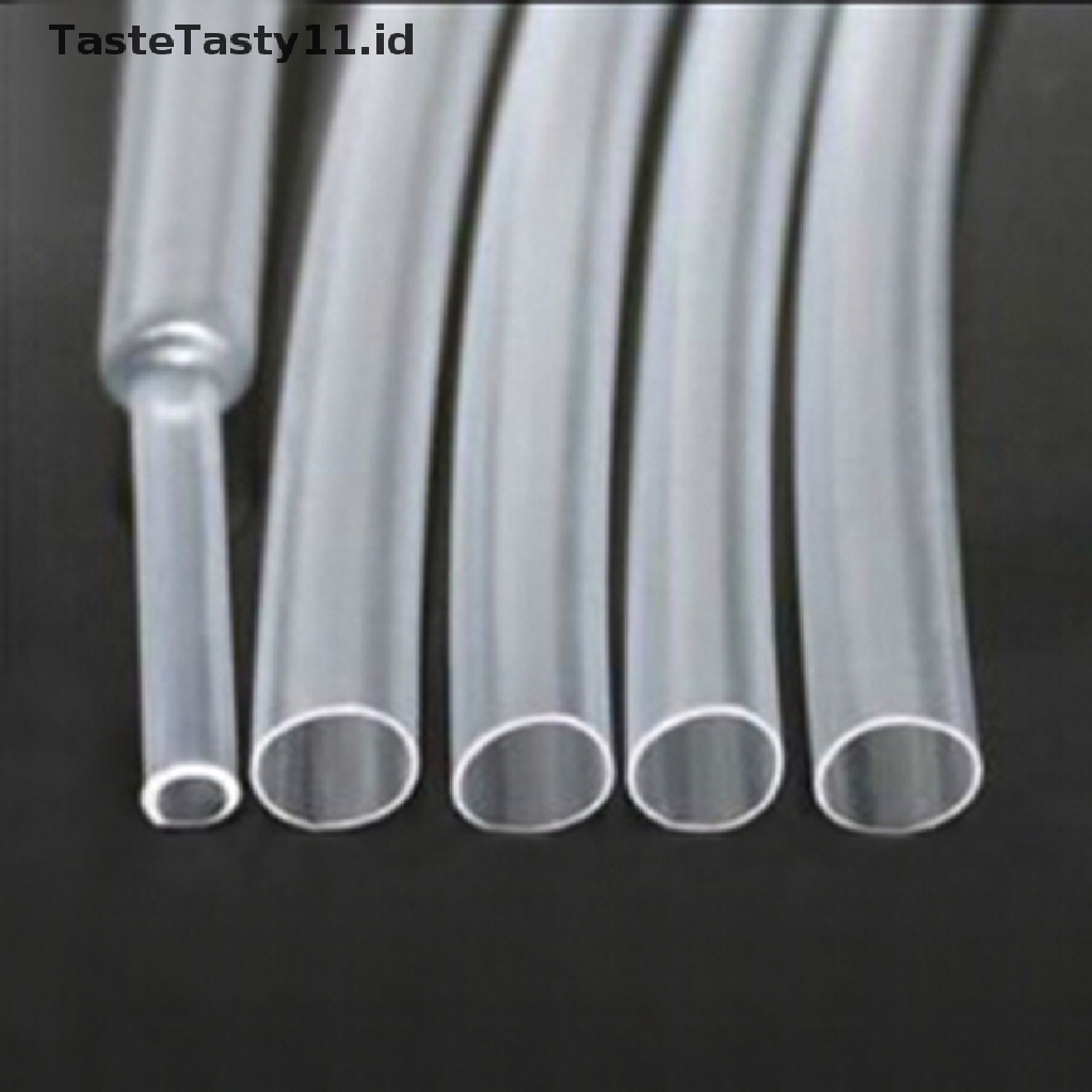 (Tastetasty) Heat Shrink Tube / Kabel Bakar Transparan Ukuran 1.5-6mm